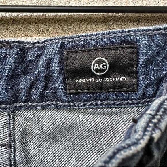 AG Adriano Goldschmied Twisted Alexxis High Rise Vintage Straight Jeans Raw Hem - Picture 11 of 14